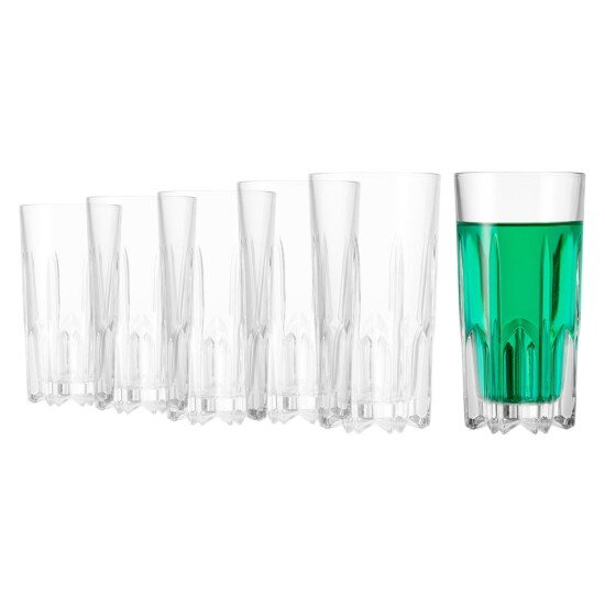 Borgonovo Комплект от 6 чаши за long drinks изработени от стъкло 330 мл "Exca