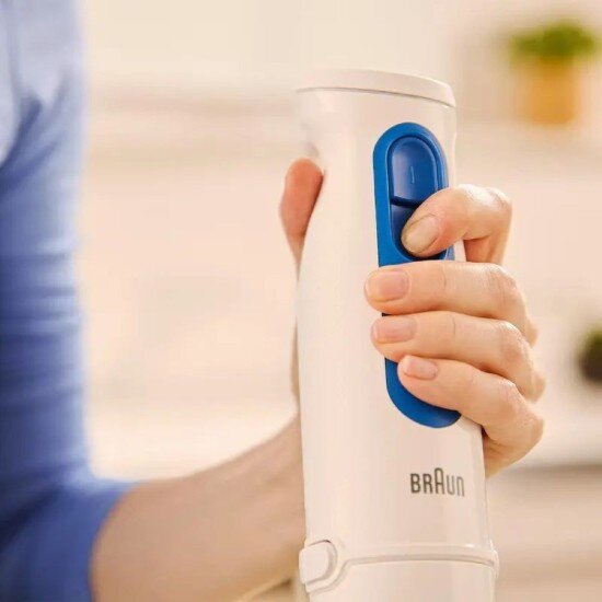 Braun Ръчен пасатор "MultiQuick 3" 4 аксесоара 900 W син -