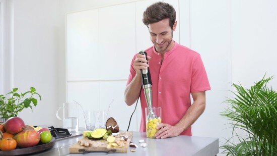 Braun Вертикален пасатор "MultiQuick 9" 1200W Черен -