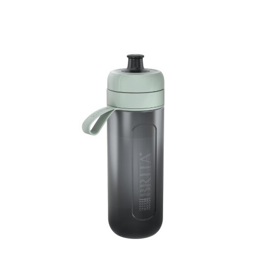 Brita бутилка за филтриране на вода Active 600 ml (тъмнозелена) + 2 фи