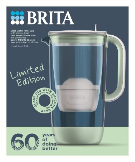 Brita Филтърна кана издание за 60-годишнината изработена от стъкло 2.5 л