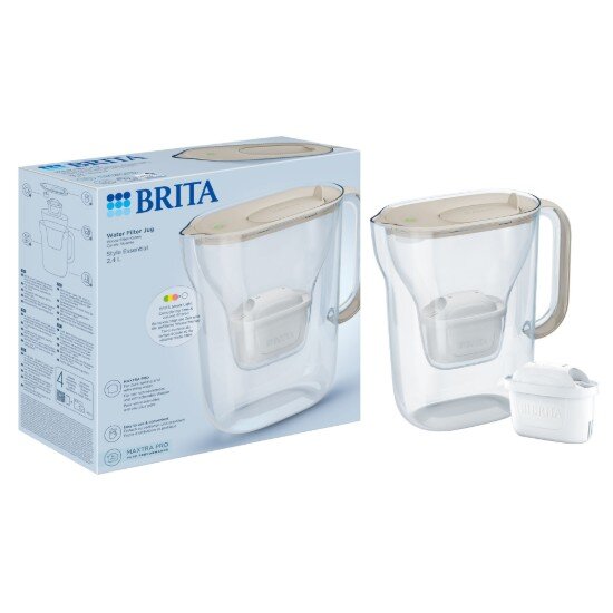 Brita Кана за филтриране на вода Style Essential 2.4 л Maxtra Pro Pure