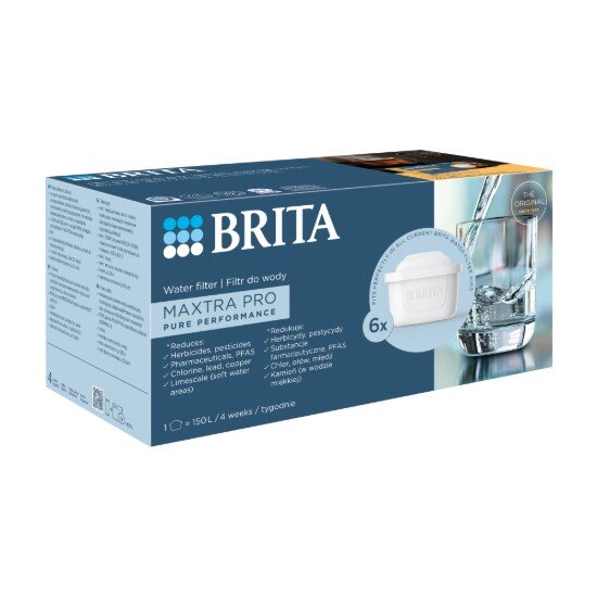 Brita Комплект от 6 филтъра MAXTRA PRO Pure Performance