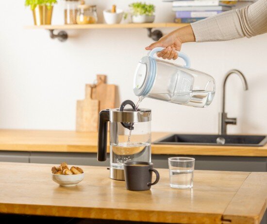Brita Стъклена филтърна кана 2.5 л Maxtra PRO (светлосиня)