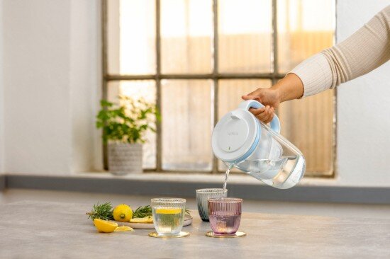 Brita Стъклена филтърна кана 2.5 л Maxtra PRO (светлосиня)