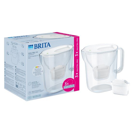 Brita Стартов пакет Style Essential 3.6 L + 3 филтъра Maxtra Pro (Whit