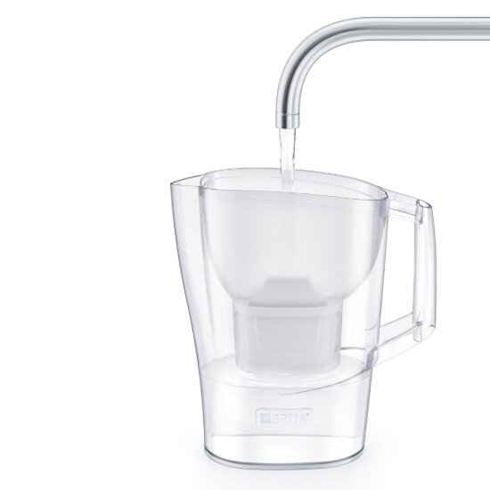 Brita Стартов пакет за филтриране на вода Aluna 24 L (бял) + 3 филтър