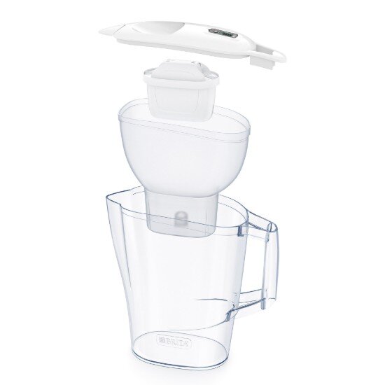 Brita Стартов пакет за филтриране на вода Aluna 24 L (бял) + 3 филтър