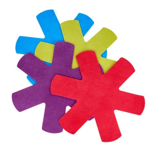 Colourworks Комплект от 4 държача за предпазване на тигани -