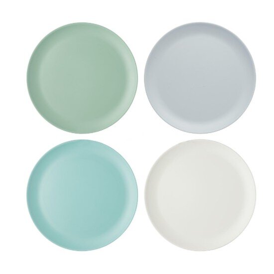 Colourworks Комплект от 4 меламинови чинии 28 см -