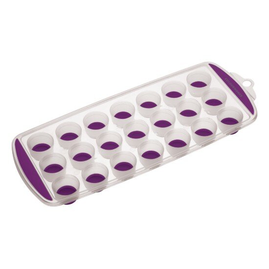 Colourworks Тава за приготвяне на кубчета лед 28 x 12 см силикон лилава - Colou