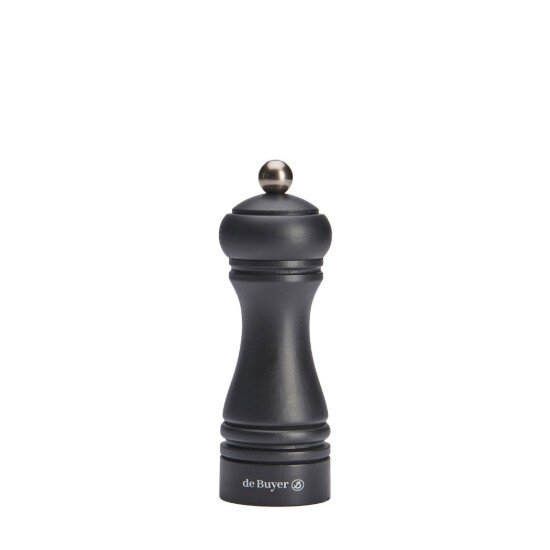 de Buyer Дървена мелница за черен пипер 14 см "Java Steak" Matte Black - de