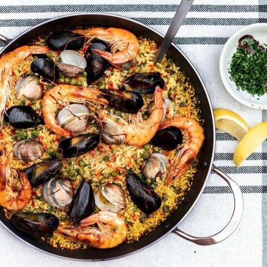 de Buyer Тиган за паеля с незалепващо покритие "CHOC" 36 см - марка ""