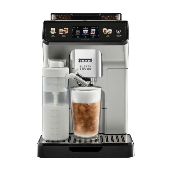 DeLonghi Автоматична еспресо машина 1450 W "Eletta Explore" сребро - DeLongh