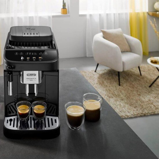 DeLonghi Автоматична еспресо машина 1450W "Magnifica Evo" черна -