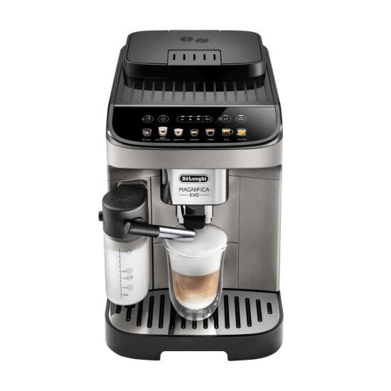 DeLonghi Автоматична еспресо машина 1450W "Magnifica Evo" сребриста - DeLong