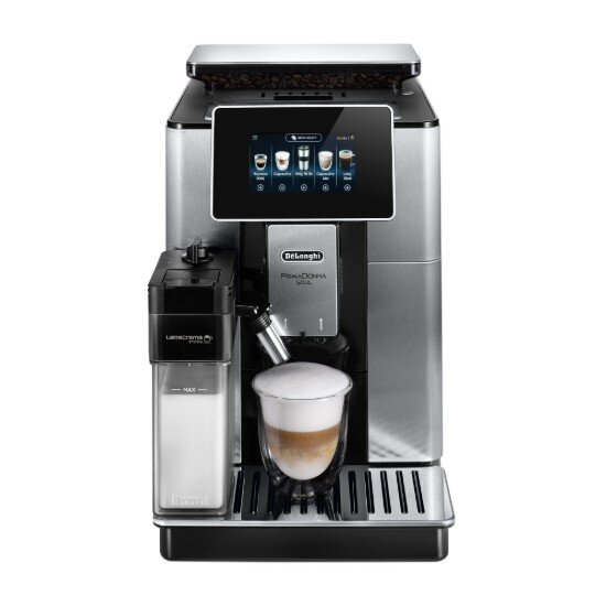 DeLonghi Автоматична еспресо машина 1450W "PrimaDonna Soul" Metal Black - De