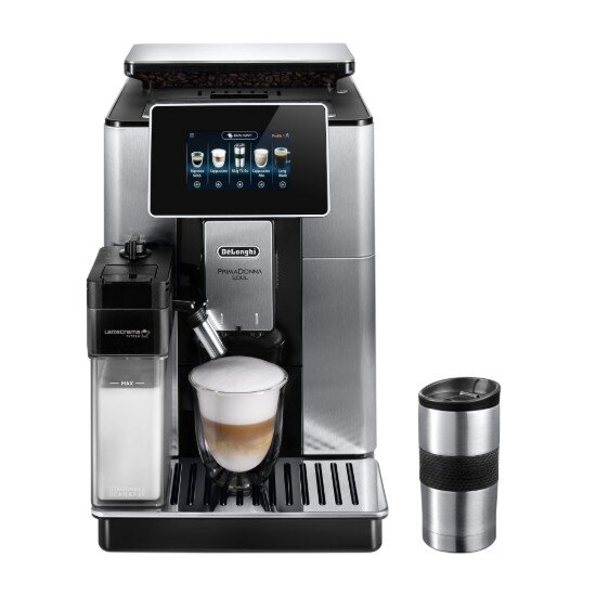 DeLonghi Автоматична еспресо машина 1450W "PrimaDonna Soul" Metal Black - De