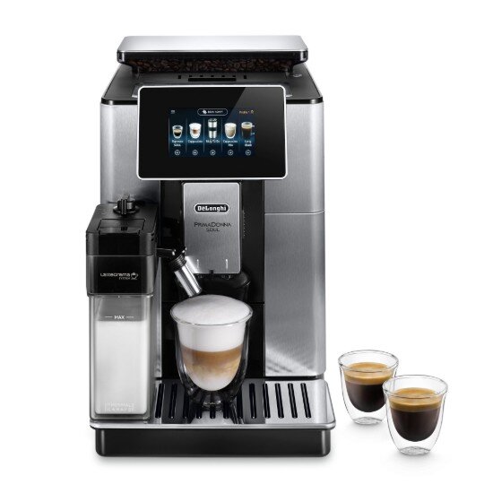 DeLonghi Автоматична еспресо машина 1450W "PrimaDonna Soul" Metal Black - De