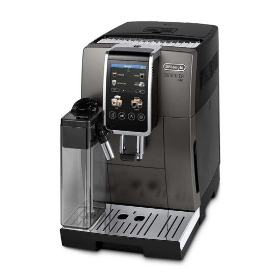 DeLonghi Автоматична машина за еспресо 1450 W "Dinamica Plus" Titanium Black