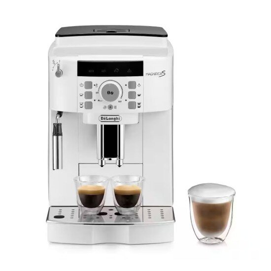 DeLonghi Автоматична машина за еспресо 1450W "Magnifica S" бяла -