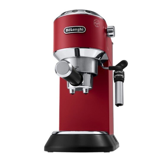 DeLonghi Ръчна еспресо машина 1300W "Dedica" червена - De'Longhi