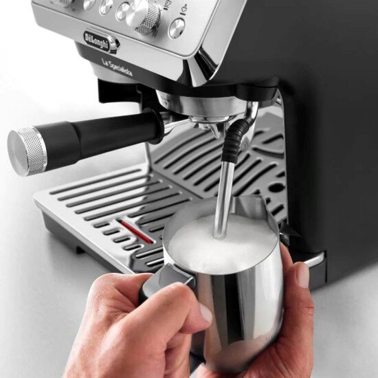 DeLonghi Ръчна еспресо машина 1400W "La Specialista Arte" сребриста - DeLong