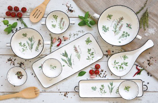 Easy Life Комплект от 6 кухненски прибора "Herbarium" -