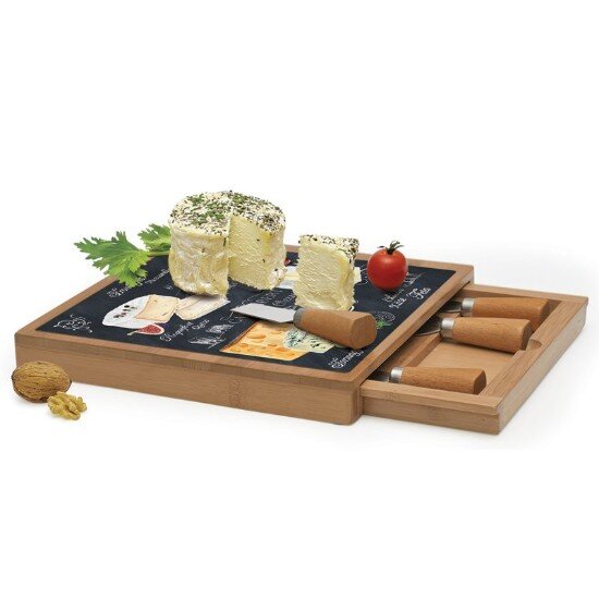 Easy Life Комплект "World of cheese" от 6 части за сервиране на сирена 25 х 25