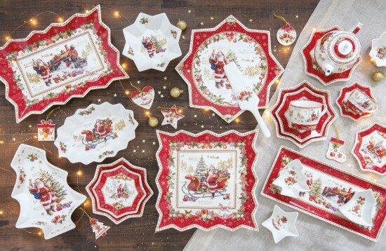 Easy Life Комплект за сервиране на предястия от 4 части "CHRISTMAS MEMORIES" 3