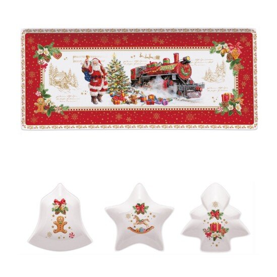 Easy Life Комплект за сервиране на предястия от 4 части "CHRISTMAS MEMORIES" 3