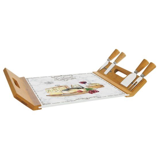 Easy Life Комплект за сервиране на сирена от 5 части 44x28 см "Les Fromages" -