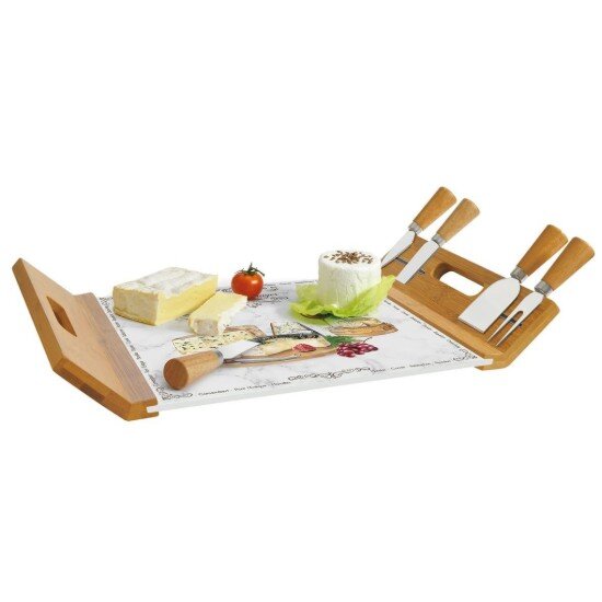 Easy Life Комплект за сервиране на сирена от 5 части 44x28 см "Les Fromages" -