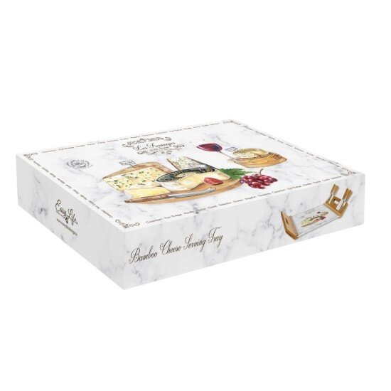 Easy Life Комплект за сервиране на сирена от 5 части 44x28 см "Les Fromages" -