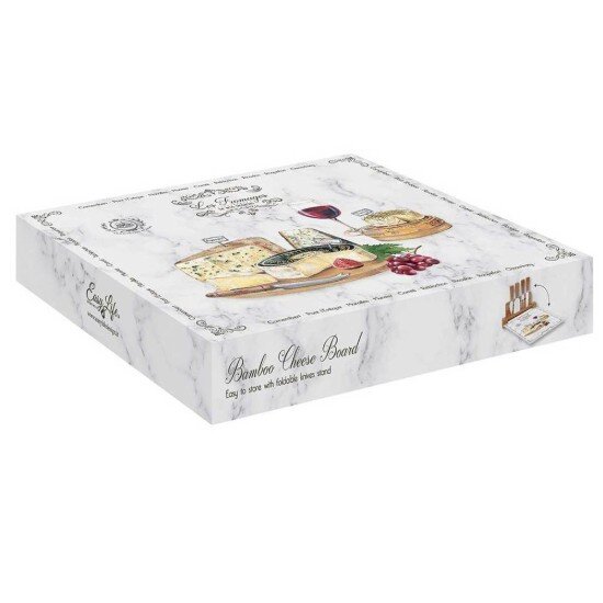 Easy Life Комплект за сервиране на сирене "Les Fromages" от 6 части 30 x 25 см