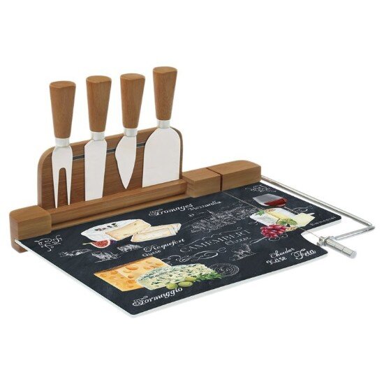 Easy Life Комплект за сервиране "World of cheese" от 6 части 315x20 см - Easy