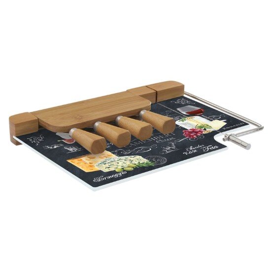 Easy Life Комплект за сервиране "World of cheese" от 6 части 315x20 см - Easy