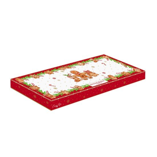Easy Life Плато за сервиране порцелан 37 × 14 см "Fancy Gingerbread" - Easy L