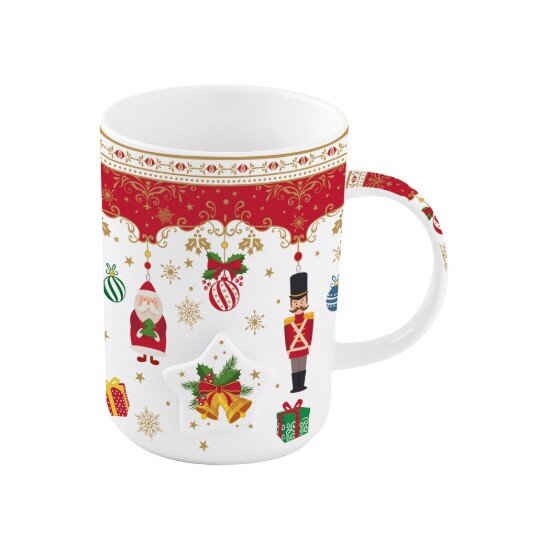 Easy Life Порцеланова чаша 370 мл <<CHRISTMAS ORNAMENTS>> - марка