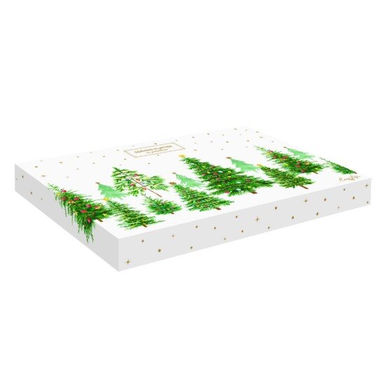Easy Life Порцеланово поднос 35 × 23 см "Festive TREES" -