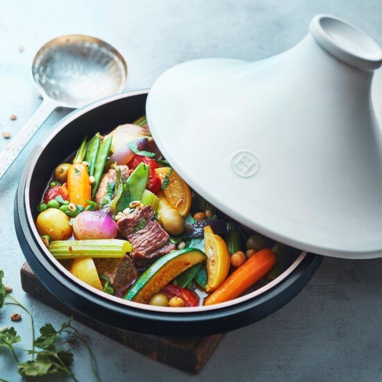 Emile Henry "Delight" Tajine 275 см/2 л White&Slate -