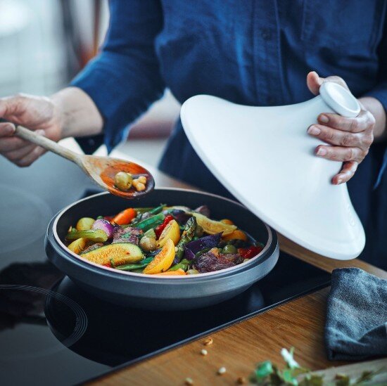 Emile Henry "Delight" Tajine 275 см/2 л White&Slate -