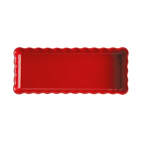 Emile Henry Форма за печене на тарта керамична 36x15 см/13 л Burgundy - Emile