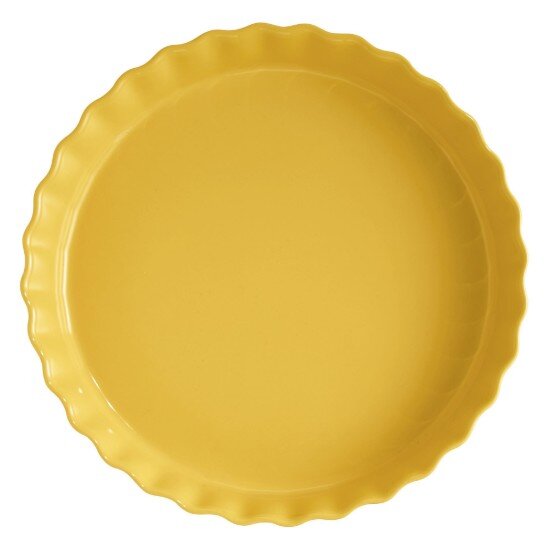 Emile Henry Форма за печене на тарти керамична 32 см/3л Provence Yellow - Еmile