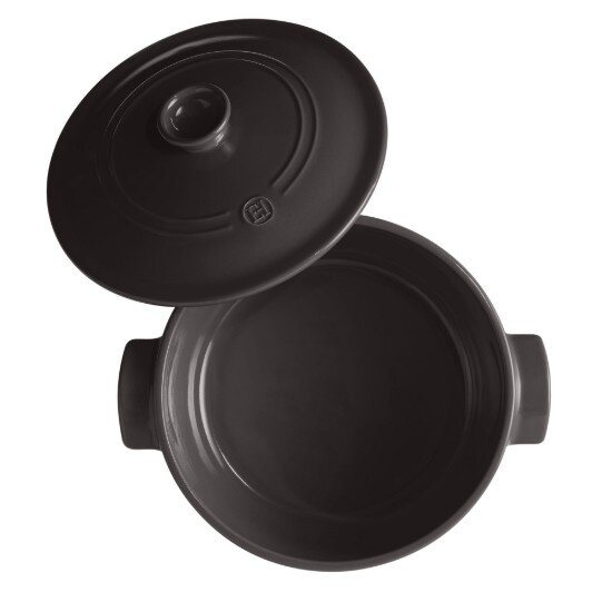 Emile Henry Керамичен съд за готвене 26 см/4 л Charcoal -