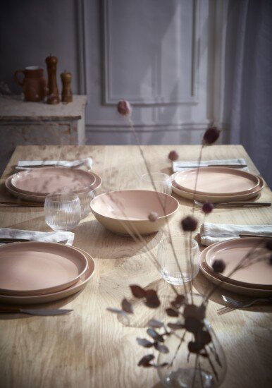 Emile Henry Керамична чиния 245 см "Epicure" Powder Pink -