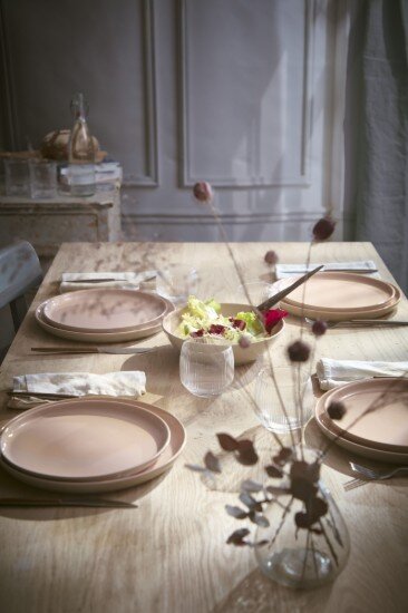 Emile Henry Керамична чиния 28 см "Epicure" Powder Pink -
