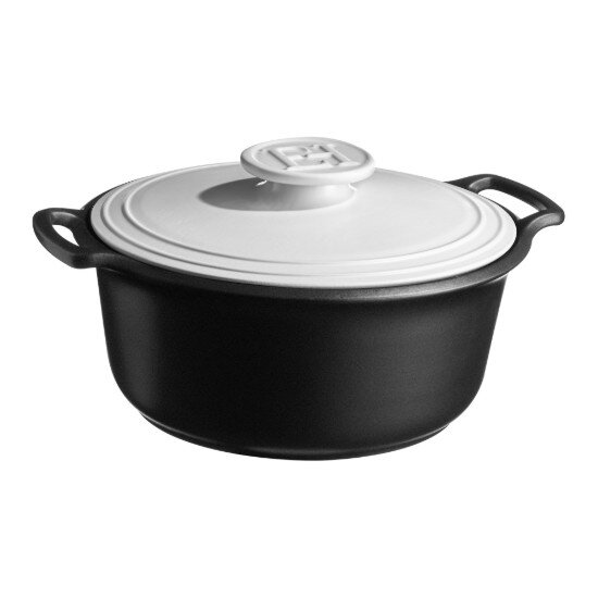 Emile Henry Керамична тенджера за готвене Cocotte 285 см/4 л "Sublime +" White