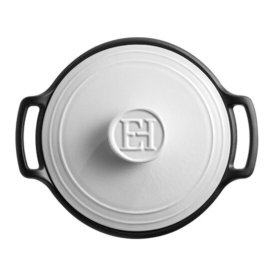 Emile Henry Керамична тенджера за готвене Cocotte 285 см/4 л "Sublime +" White