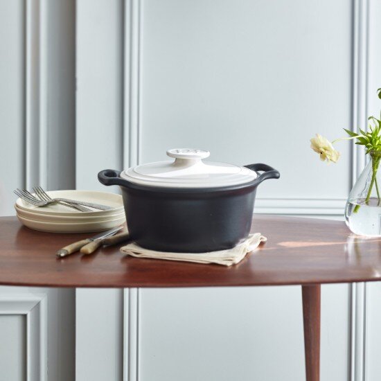 Emile Henry Керамична тенджера за готвене Cocotte 285 см/4 л "Sublime +" White